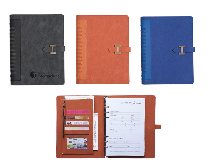 ORGANIZADOR DE 90 HOJAS BROTE METALICO C233